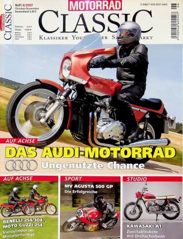 Deckblatt Motorrad Classic (06/2007)